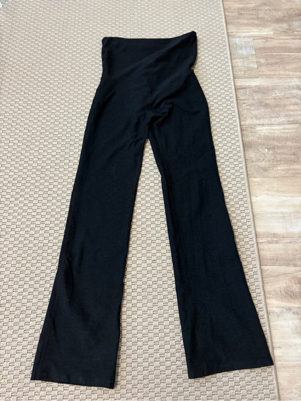 Beyond the Bump Black High-Waist Flare Yoga Pants